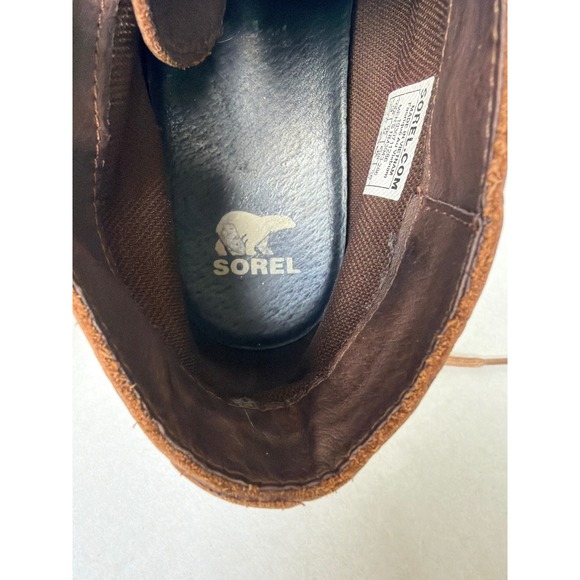 Sorel Kezar Chukka Waterproof Leather Boots Mens 13 Brown